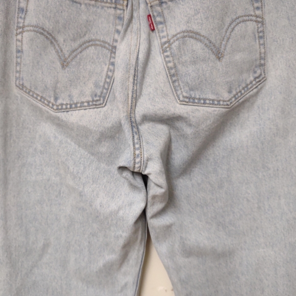 Levi's Vintage Highrise Ribcage Straight Ankle Jeans Size 28W - Picture 4 of 15